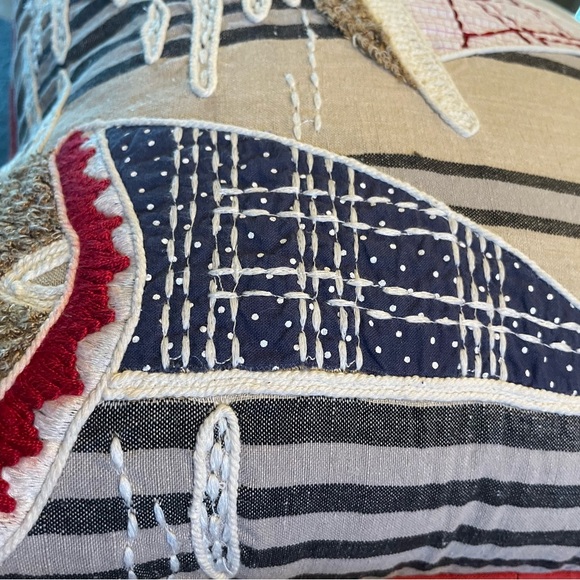 Set of 2 Pier One Nautical Pillows both included - Picture 6 of 16